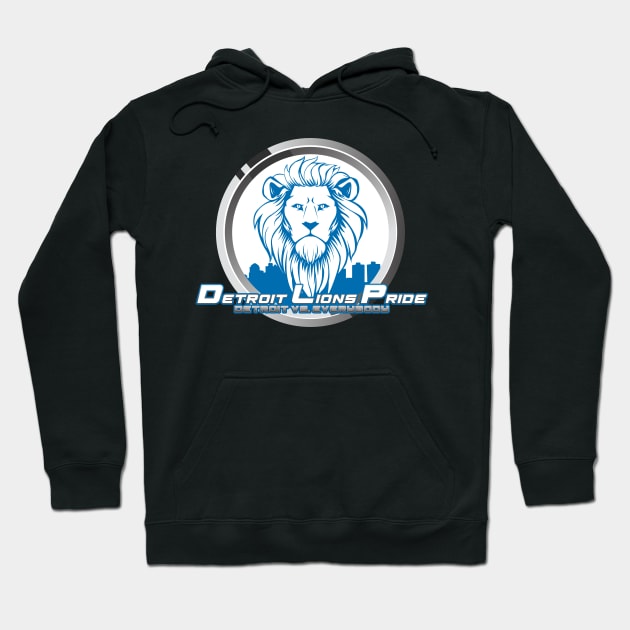 Detroit Lions Pride Hoodie by Detroit Lions Pride and Detroit Pistons Hustle